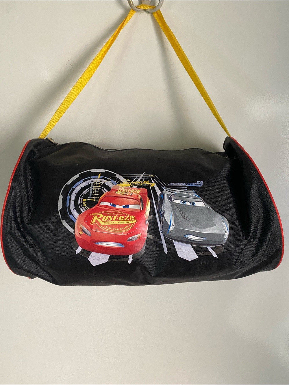 Disney Red Lightning McQueen Racecar Comforter/ sleeping bag .